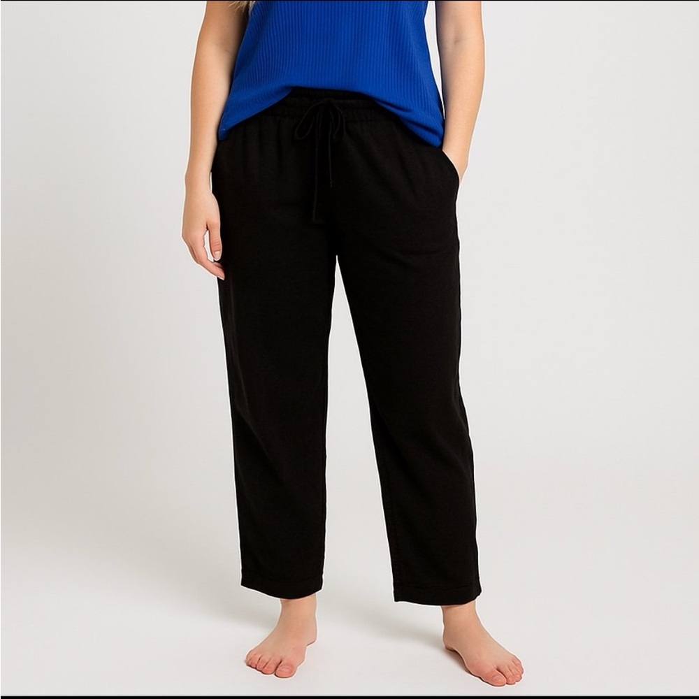 Mr Buho 100% Cotton Lightweight Wide Leg Pants with Drawstring Waist – Size L